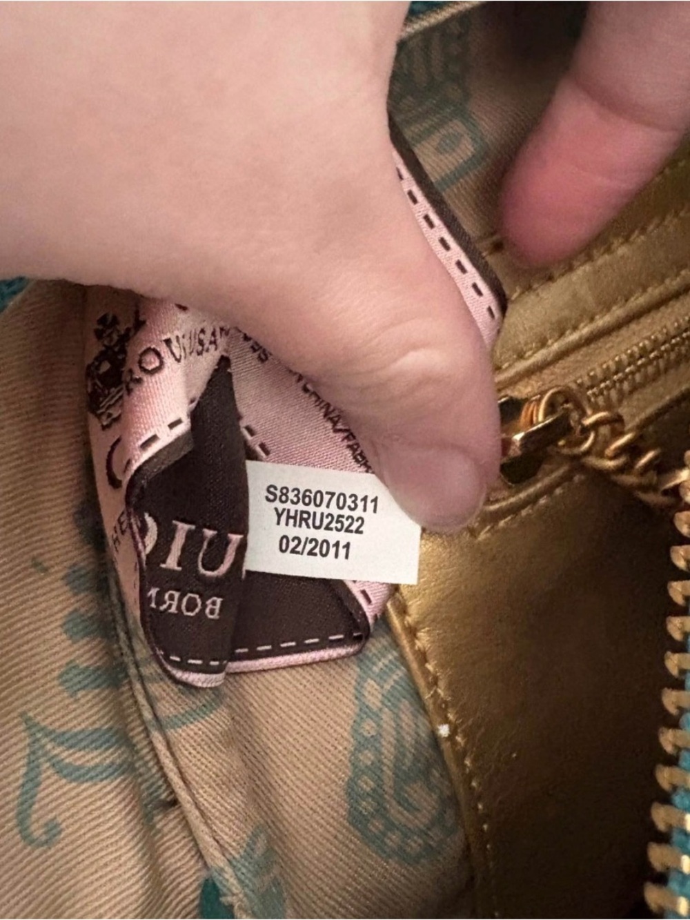 Y2K Juicy Couture Mint Bowler Bag - Picture 10 of 10
